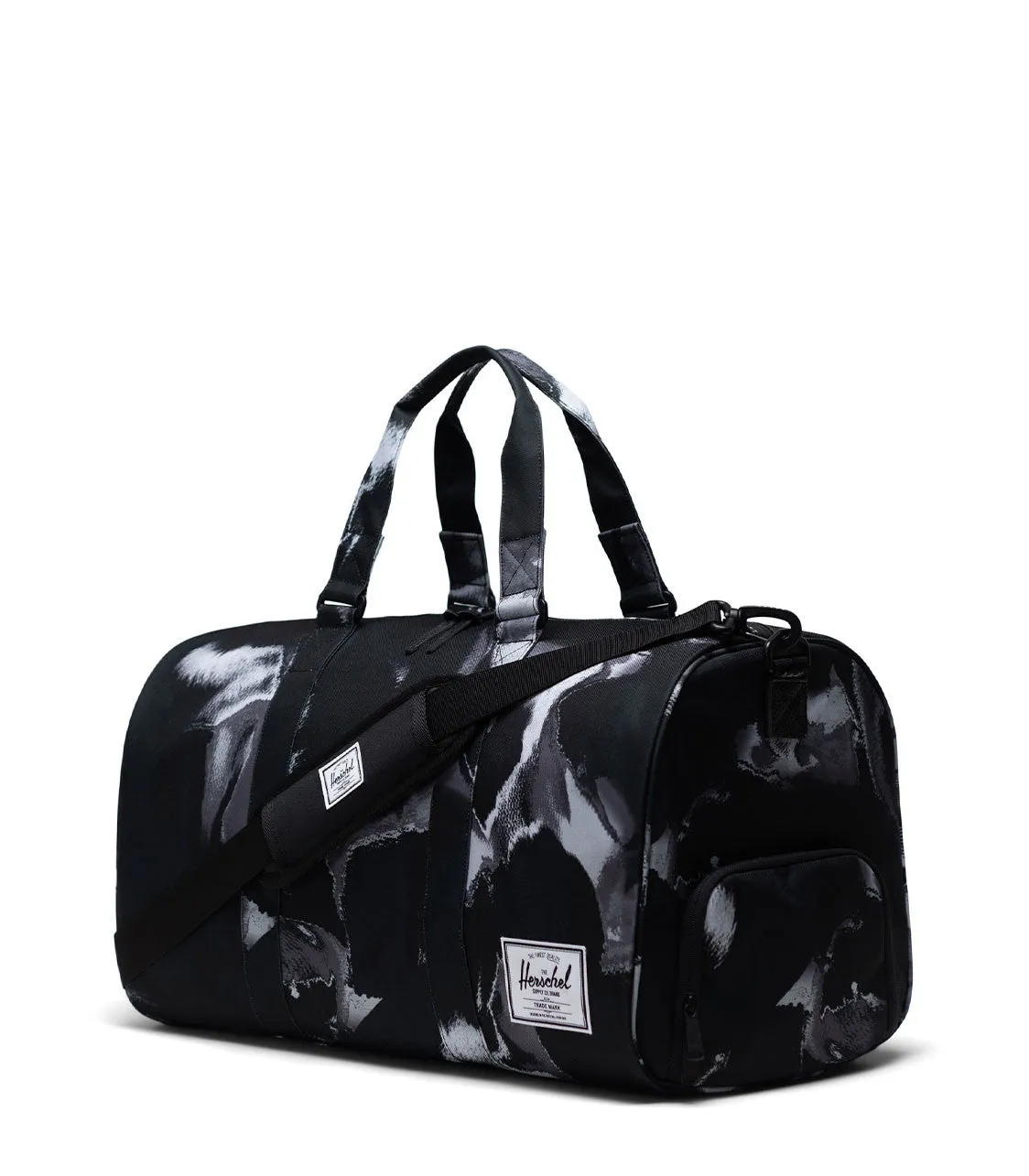 Herschel Novel Dye Wash Black Duffle