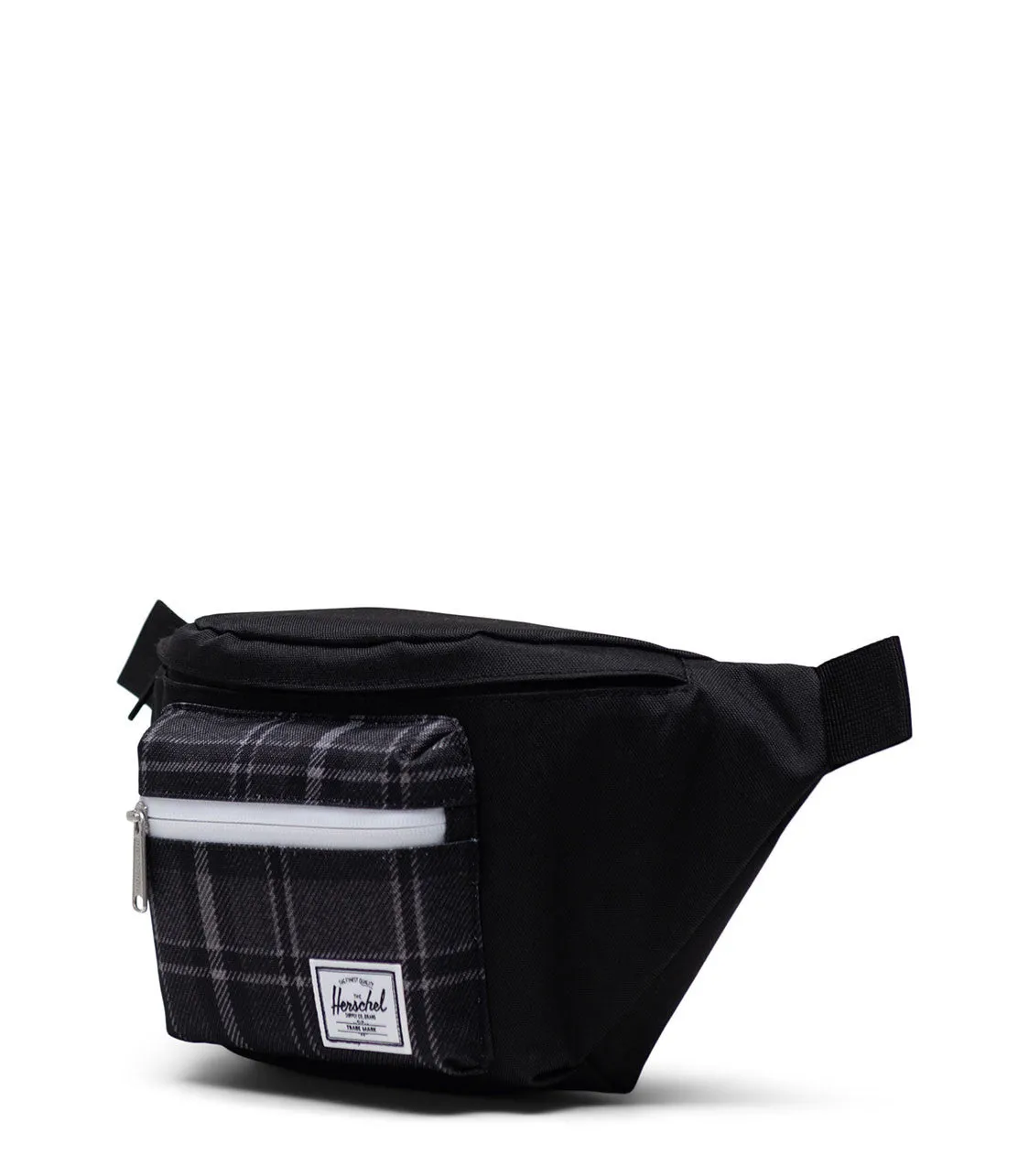 Herschel Seventeen Black/Grayscale Plaid Waistpack