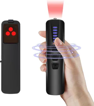 Hidden Camera Detectors,Anti Spy Detector,Bug Detectors,GPS Tracker Detector,Portable Bug Detector,RF Signal Finder,Hotels,Travel,Home,Office(Black S600)
