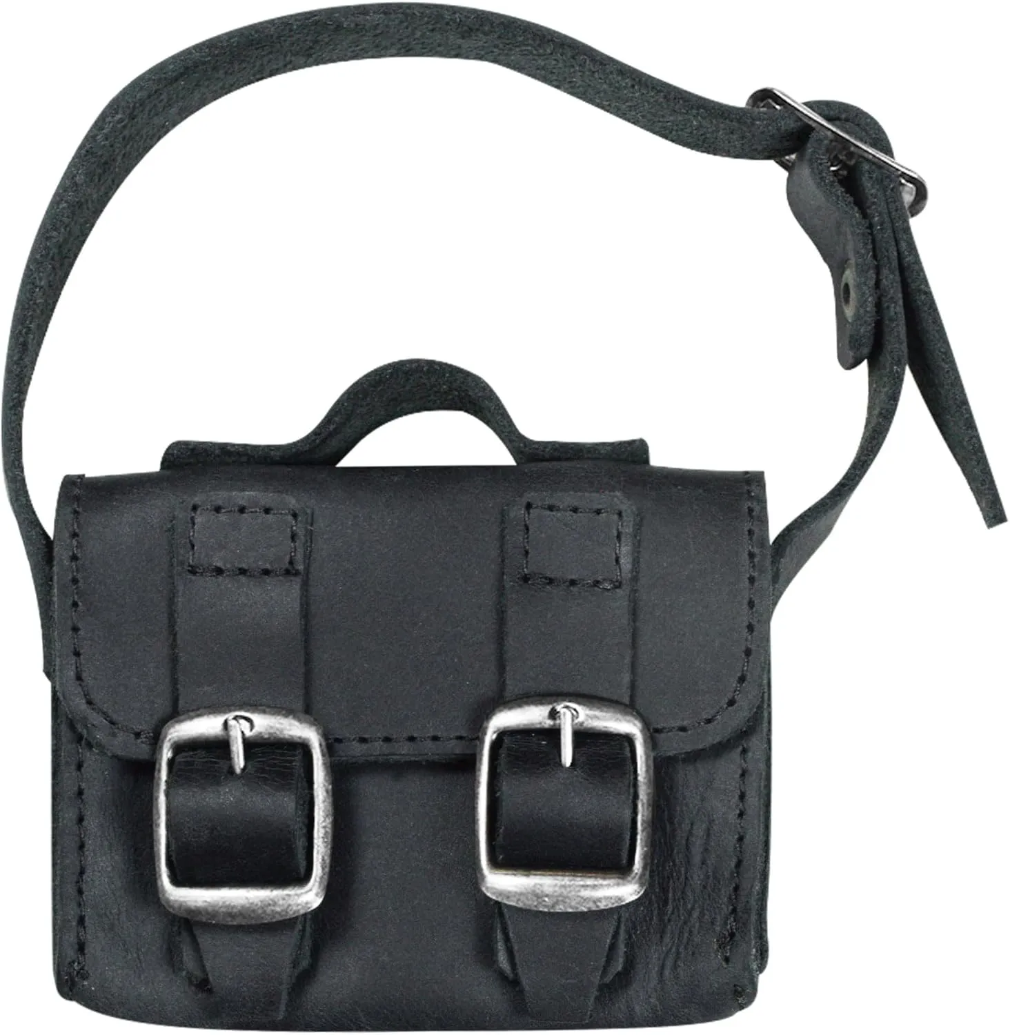 Hide & Drink, Mini Messenger Bag Handmade from Full Grain Leather