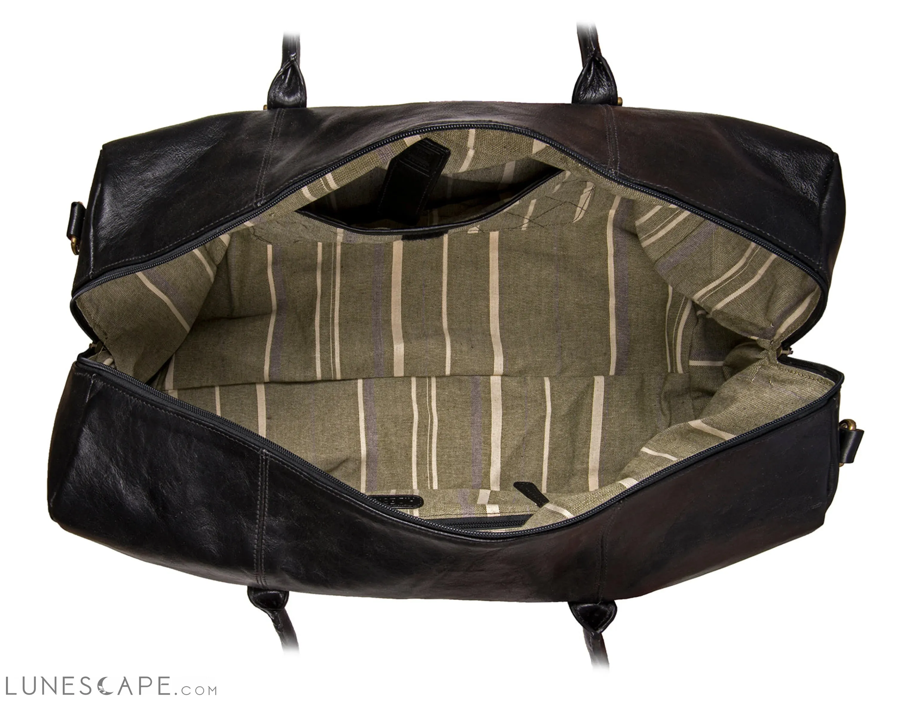Hidesign Charles Leather Cabin Travel Duffle Weekend Bag