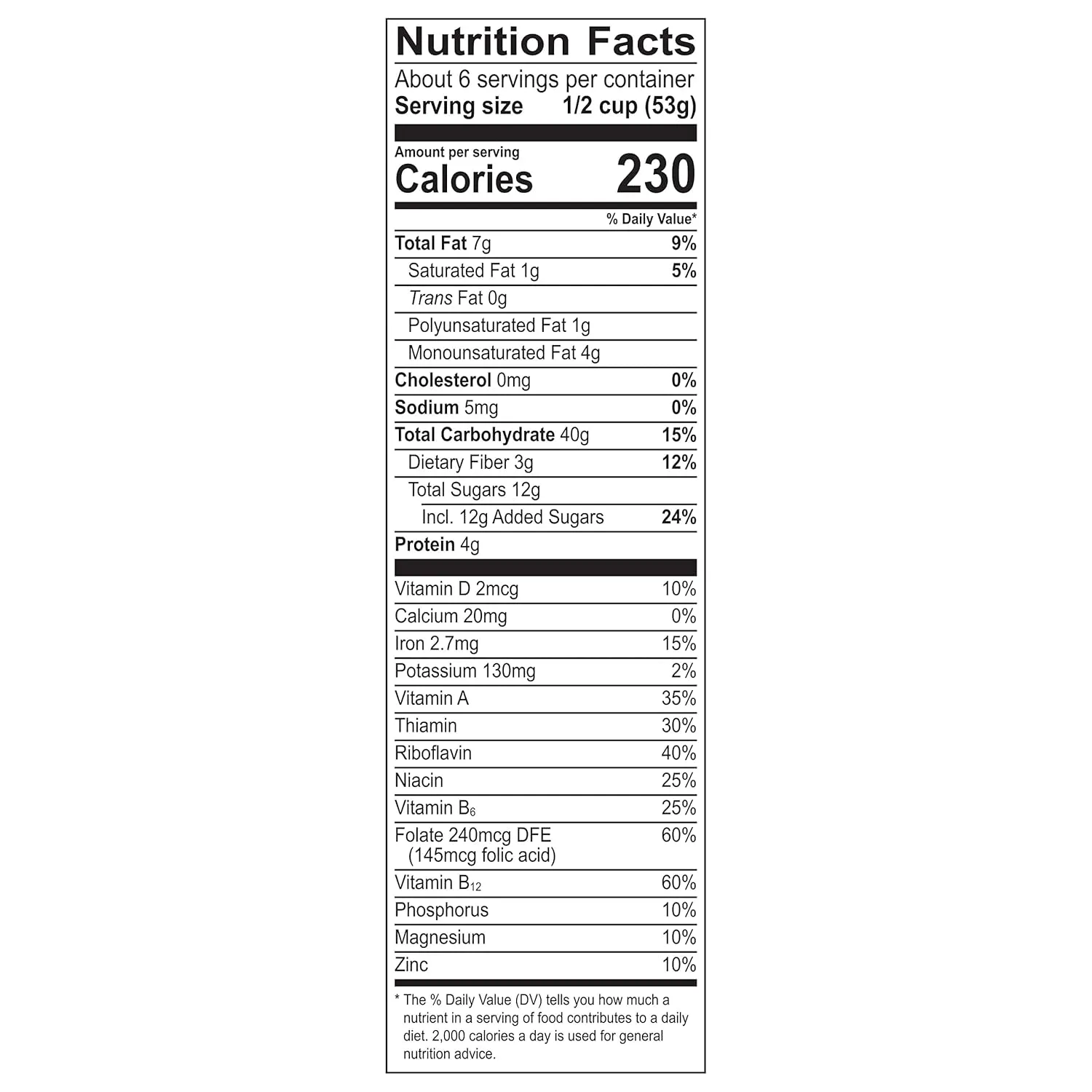 Honey Bunches of Oats Honey Roasted Granola Cereal, 11 OZ Bag (Pack of 5)