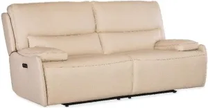 Hooker Furniture Kramer Zero Gravity Power Sofa w/Power Headrest in Beige