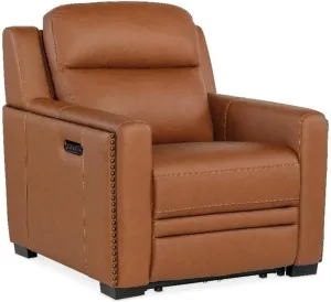 Hooker Furniture Living Room McKinley Power Recliner with Power Headrest