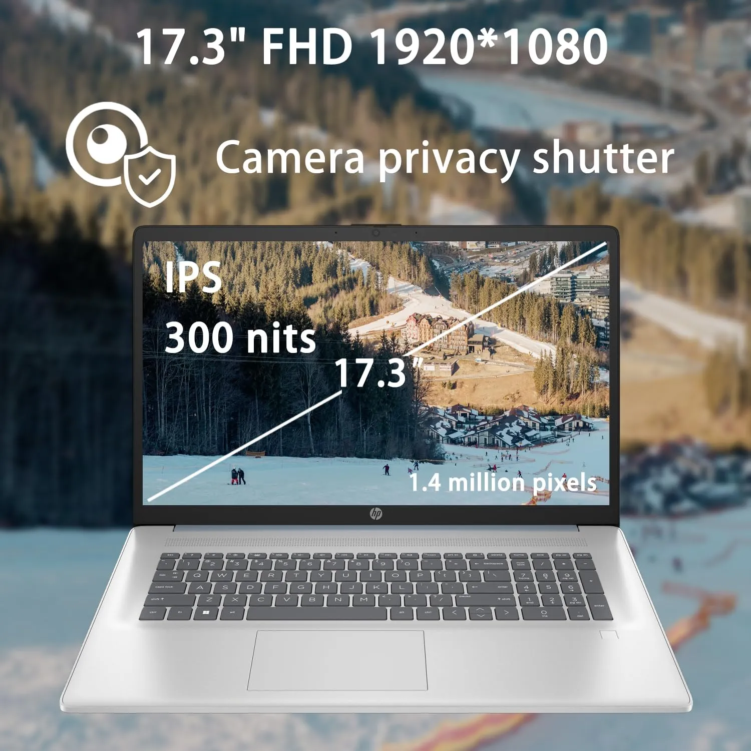HP 2025 Essential Laptop, 17.3" FHD, Intel Core 7 150U (Beats I7 1335U), 64GB RAM, 2TB SSD, Fingerprint Reader, Backlit Keyboard, Wi-Fi 6, Win 11 Home, Blue, Bundle with ADATA 512 External SSD