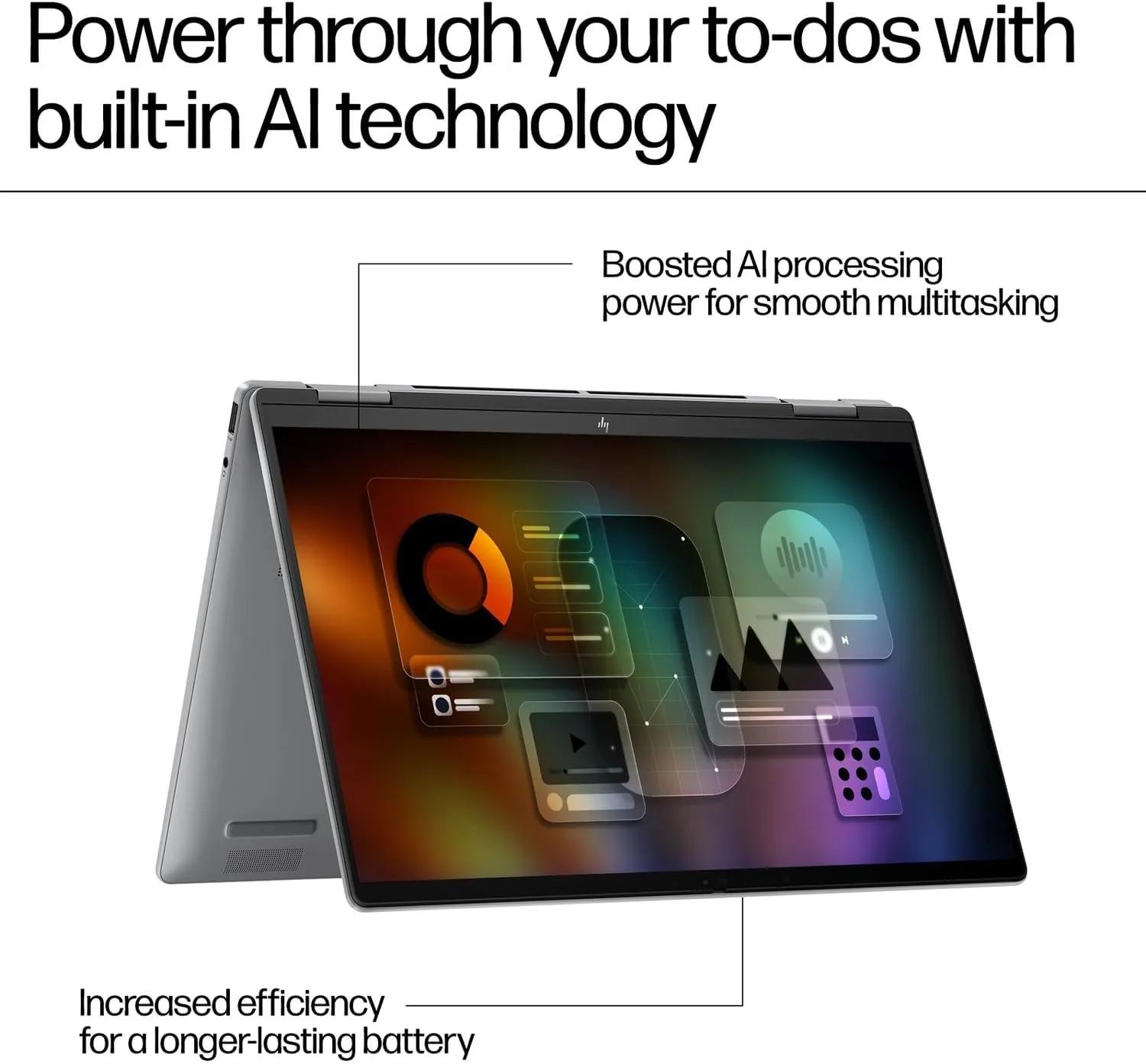 HP Envy x360 2-in-1 Laptop, 14" Touchscreen IPS WUXGA Display, AMD Ryzen 5 8640HS, 16GB LPDDR5, 512GB SSD, WiFi 6E, Backlit KB, Copilot Key, Microsoft Surface Pen, USB Fingerprint Reader, Win 11