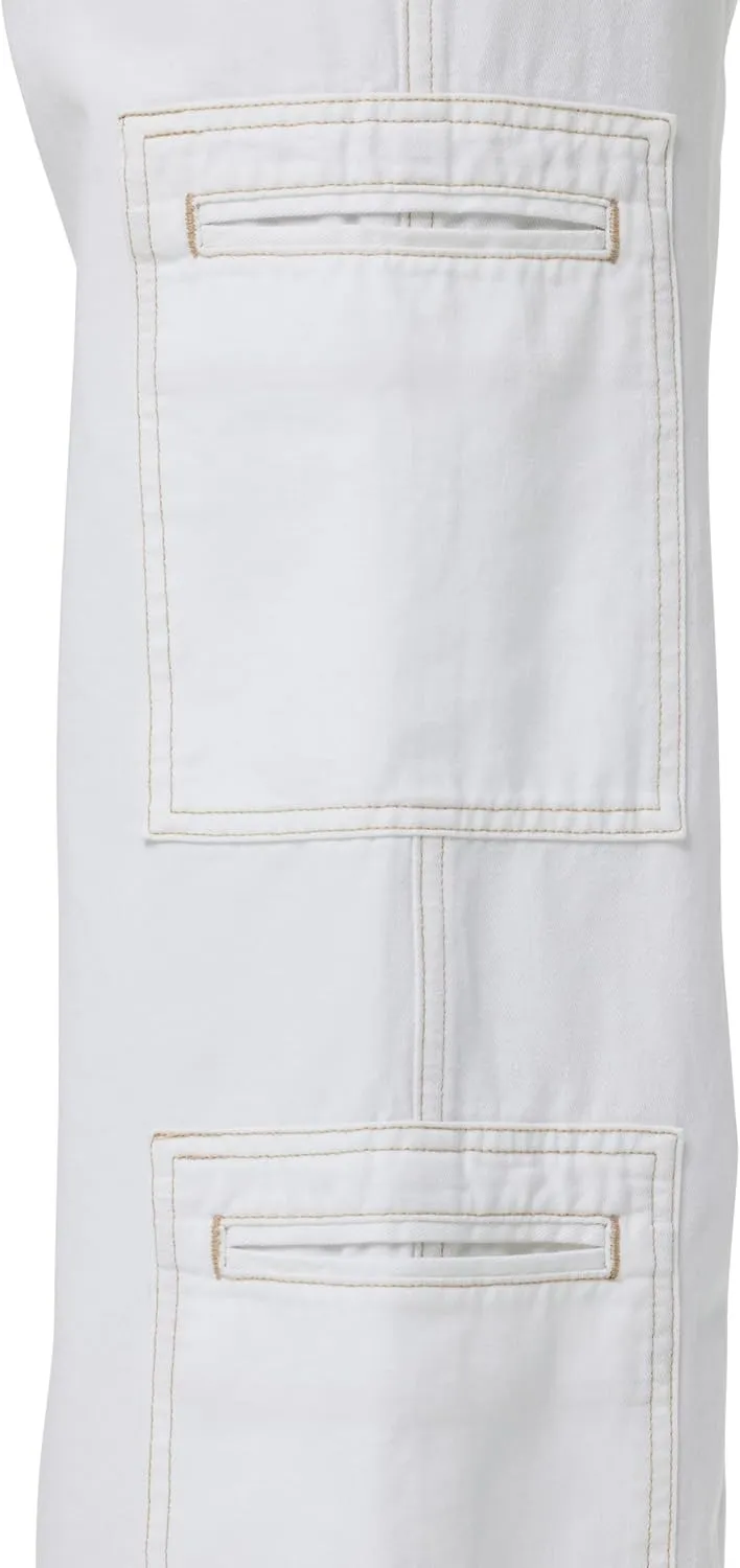 HUDSON Women's High-Rise Welt Pocket Cargo Wide Leg
