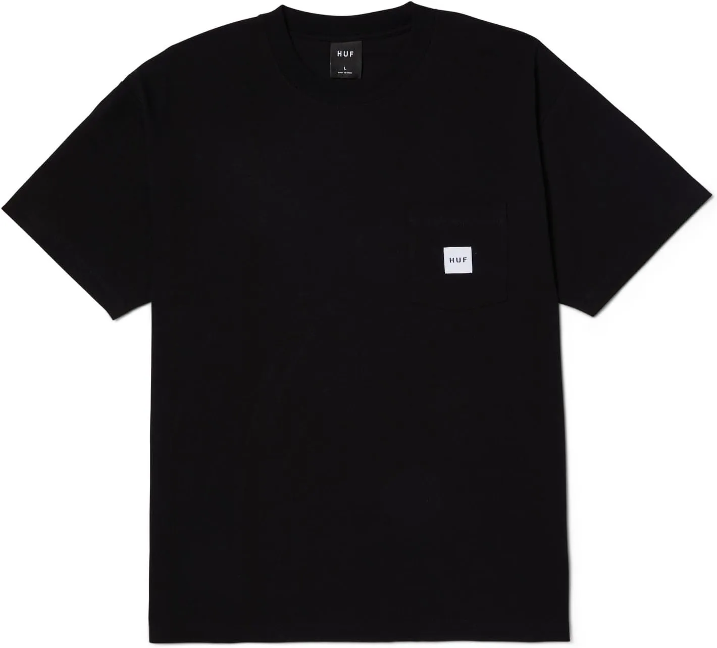 HUF Set Men's Box Logo Short Sleeve Pocket Tee – Iconic Men's T-Shirt Inspired by Skate Culture