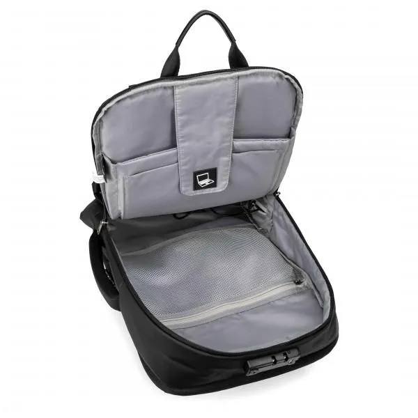 i-stay 15.6" Anti-theft Laptop - Tablet Backpack with USB port - Black