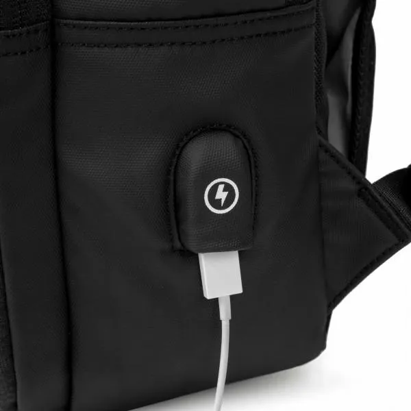i-stay 15.6" Anti-theft Laptop - Tablet Backpack with USB port - Black