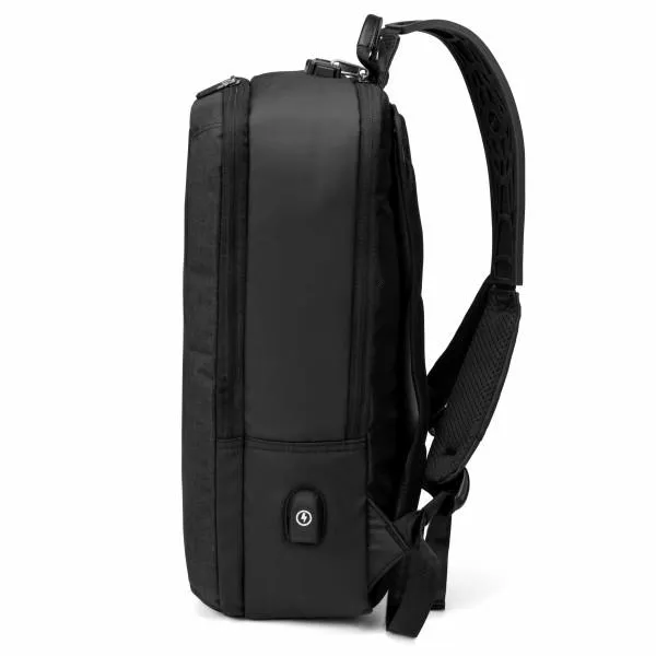 i-stay 15.6" Anti-theft Laptop - Tablet Backpack with USB port - Black