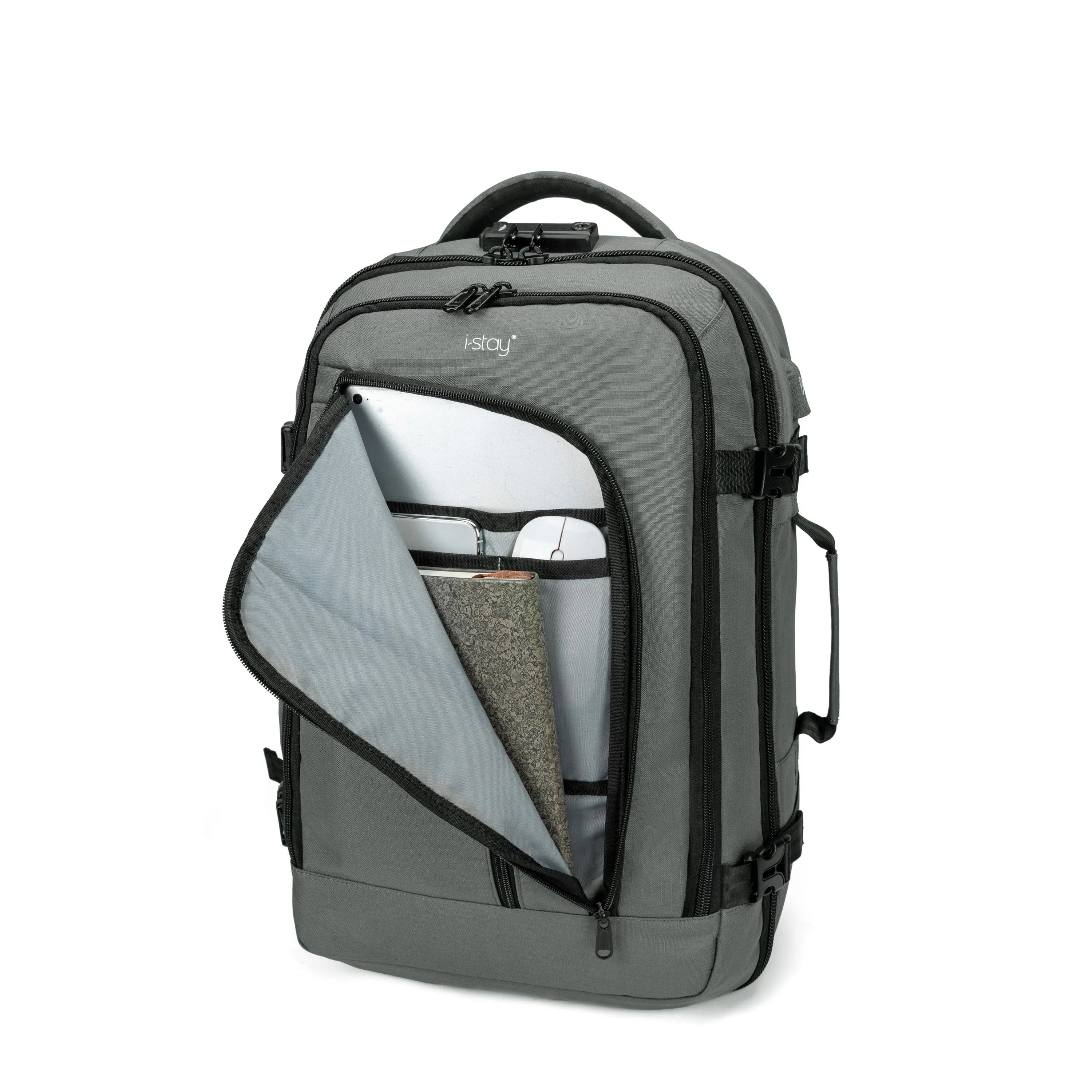 i-Stay 15,6" Laptop & Tablet Cabin Travel Backpack