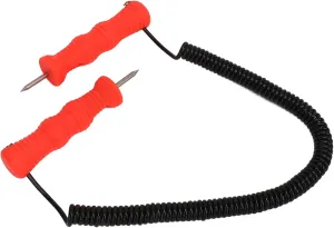 Ice Pick Kit Ergonomic Handle Stainless Steel Handheld Hanging Ice Cone Kiri for Ice Skating Ski Fishing