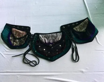 Indian Silk Utility Belt 3 Round Pocket