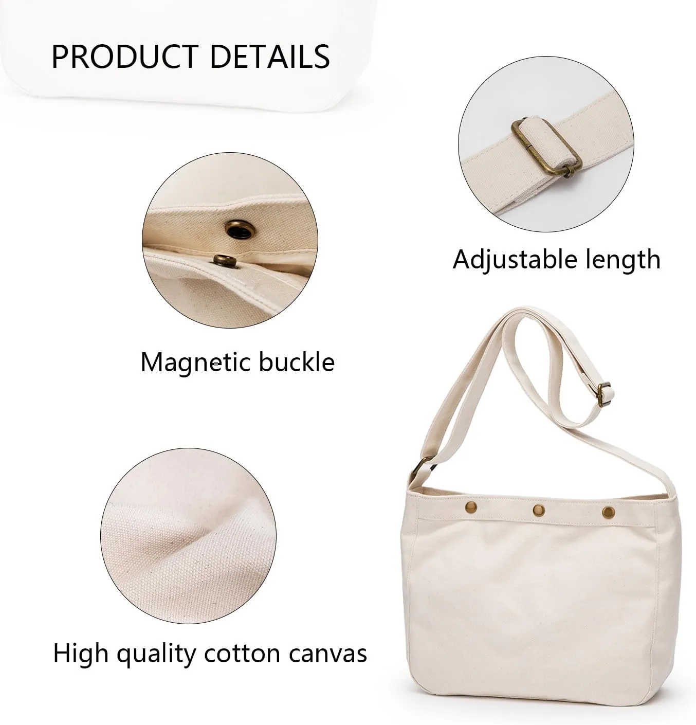 Japanese Harajuku large capacity ulzzang canvas messenger bag female ins summer wild shoulder bag female