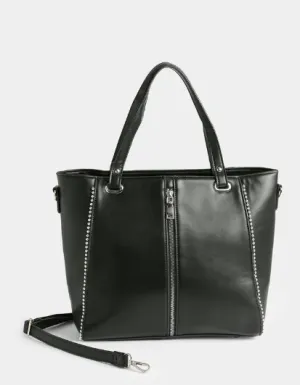 Jenna Studded Tote   Crossbody Bag``