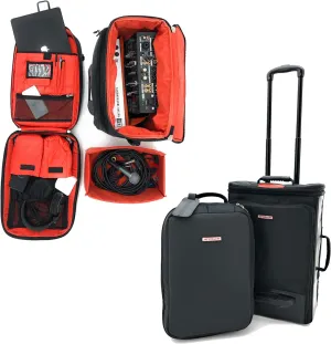 JetPack Drop System (includes Snap backpack Drop Roller bag) for Mobile, DVS, Non DVS, Club Gig Set up. Perfect for DJ Controllers SB, SR, Mixer S11 72, Audio Gear, Travel & More