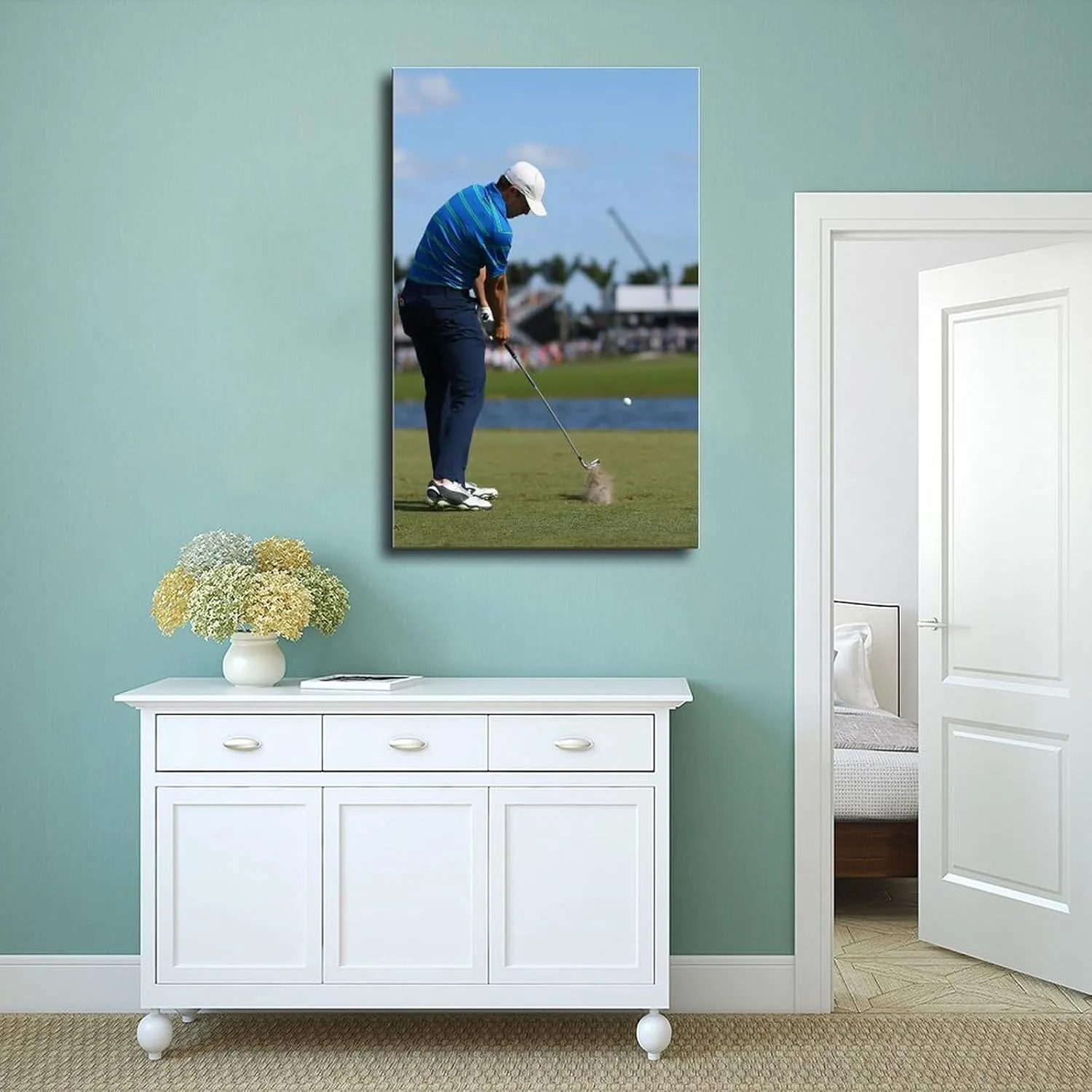 Jordan Spieth Golf Poster21 Canvas Poster Wall Art Decor Print Picture Paintings for Living Room Bedroom Decoration Unframe:20x30inch(50x75cm)