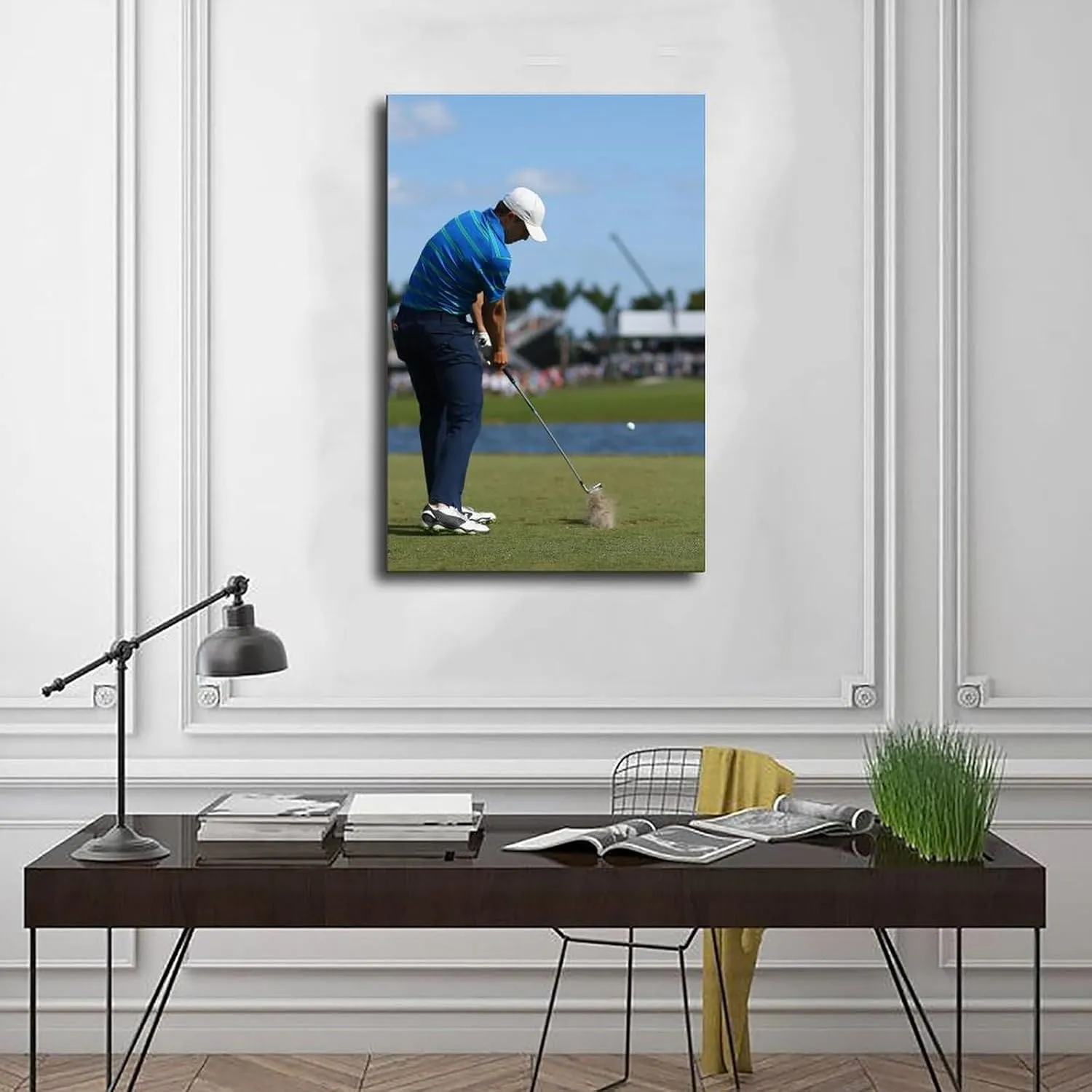 Jordan Spieth Golf Poster21 Canvas Poster Wall Art Decor Print Picture Paintings for Living Room Bedroom Decoration Unframe:20x30inch(50x75cm)