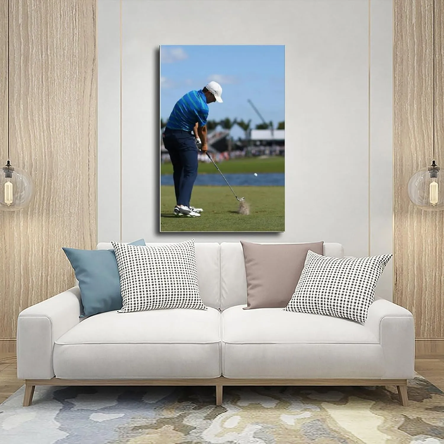 Jordan Spieth Golf Poster21 Canvas Poster Wall Art Decor Print Picture Paintings for Living Room Bedroom Decoration Unframe:20x30inch(50x75cm)
