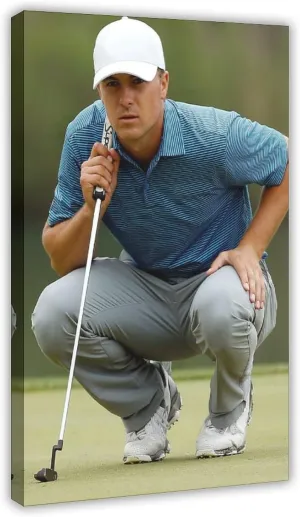 Jordan Spieth Golf Poster39 Canvas Poster Wall Art Decor Print Picture Paintings for Living Room Bedroom Decoration Frame:12x18inch(30x45cm)