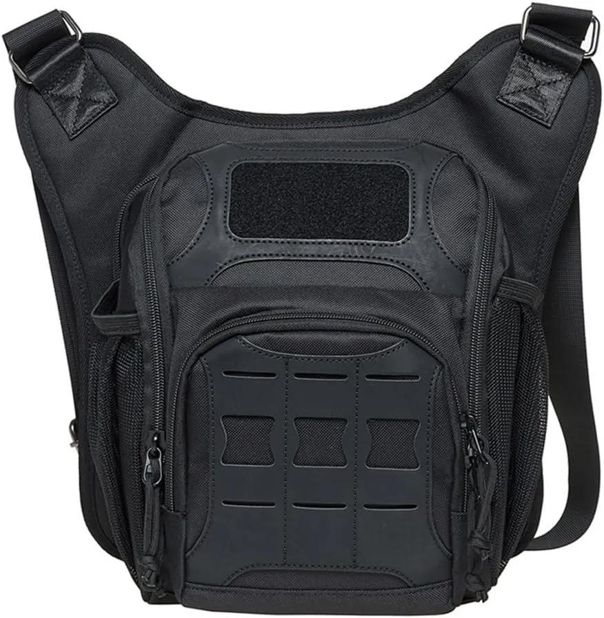 JSEIAJB Trend Crossbody Bag Outdoor Cycling Stress Relief Single Shoulder Fashion Vintage Men's Chest Bag