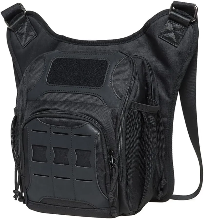 JSEIAJB Trend Crossbody Bag Outdoor Cycling Stress Relief Single Shoulder Fashion Vintage Men's Chest Bag