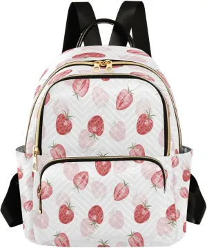 Juicy Wild Berries Backpack for Women, Travel Backpack Purse Fashion Shoulder Bag Small Casual Daypack（332）