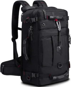 KAKA Travel Backpack, Carry On Backpack Durable Convertible Duffle Bag Fit for 15.6 Inch Laptop for Men and Women(Medium 35L)