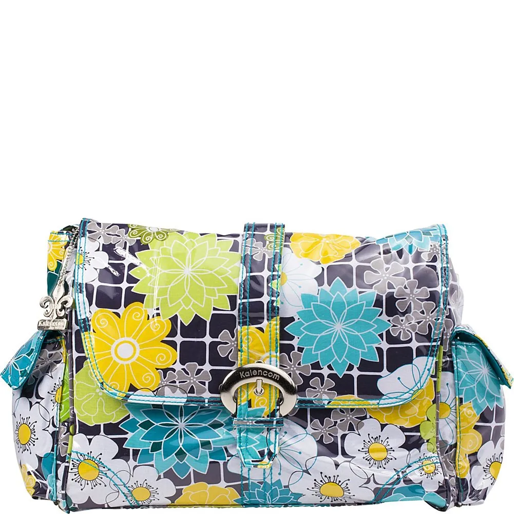 Kalencom Laminated Buckle Bag, O'Floral