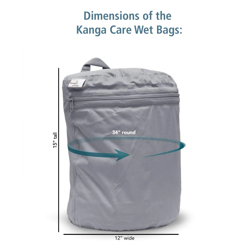 Kanga Care Wet Bag Seam Sealed Waterproof 3D Dimensional for Baby Cloth Diapers, Travel, Beach, Pool, Gym, Swim | Chomp