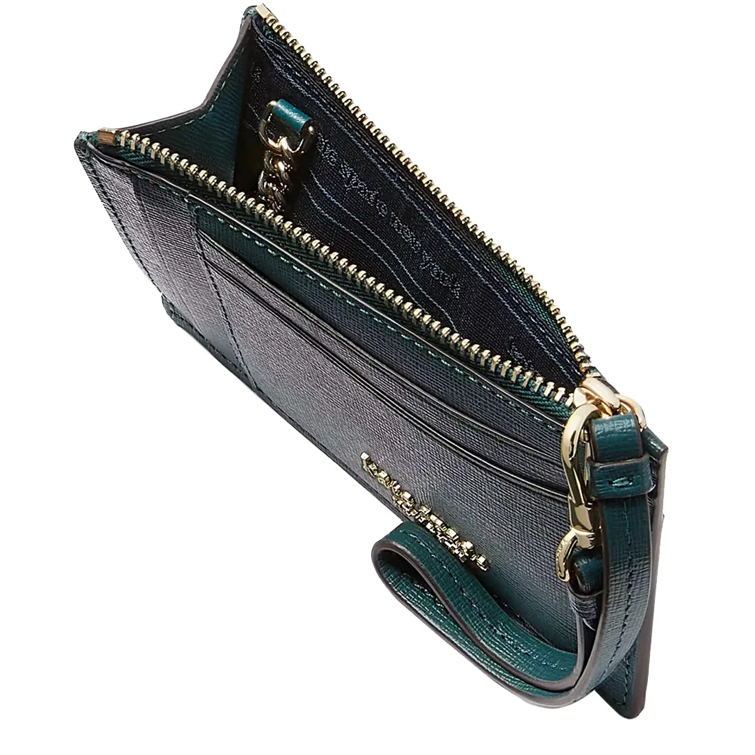 Kate Spade Morgan Card Case Wristlet in Artesian Green k8928