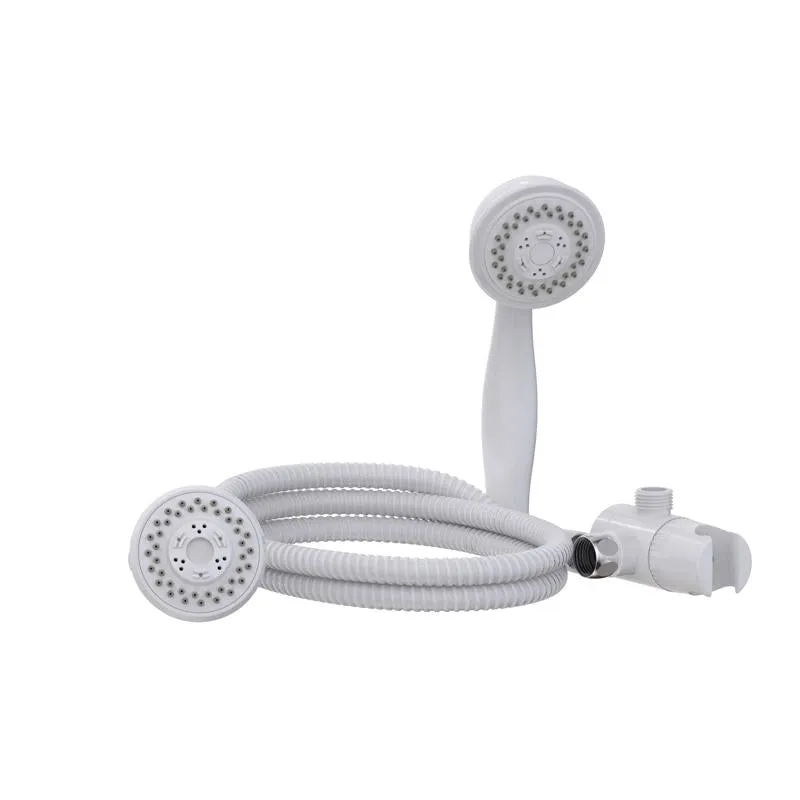 Keeney Stylewise White Plastic 3 settings Showerhead Combo 1.8 gpm