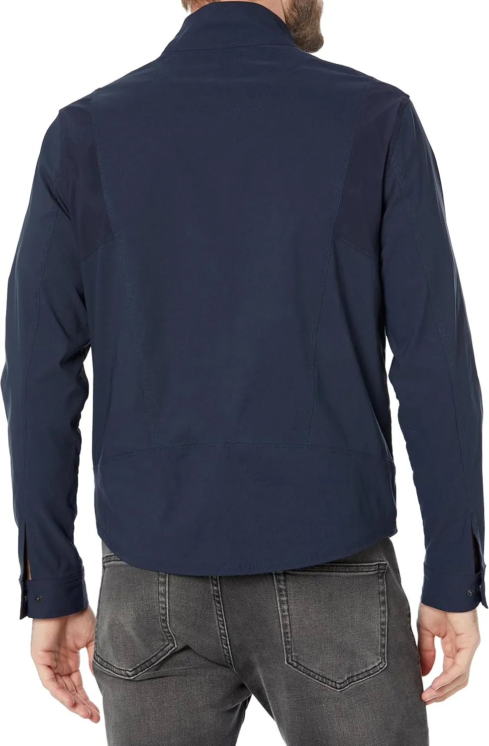 Kenneth Cole Men's Lightweight 4-Pocket Utility Jacket