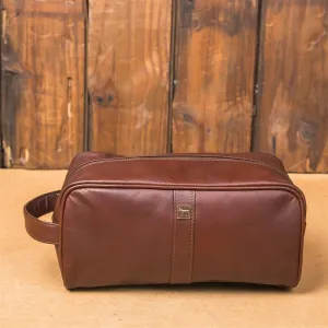 KH Twill Tape Toiletry Bag - Tan