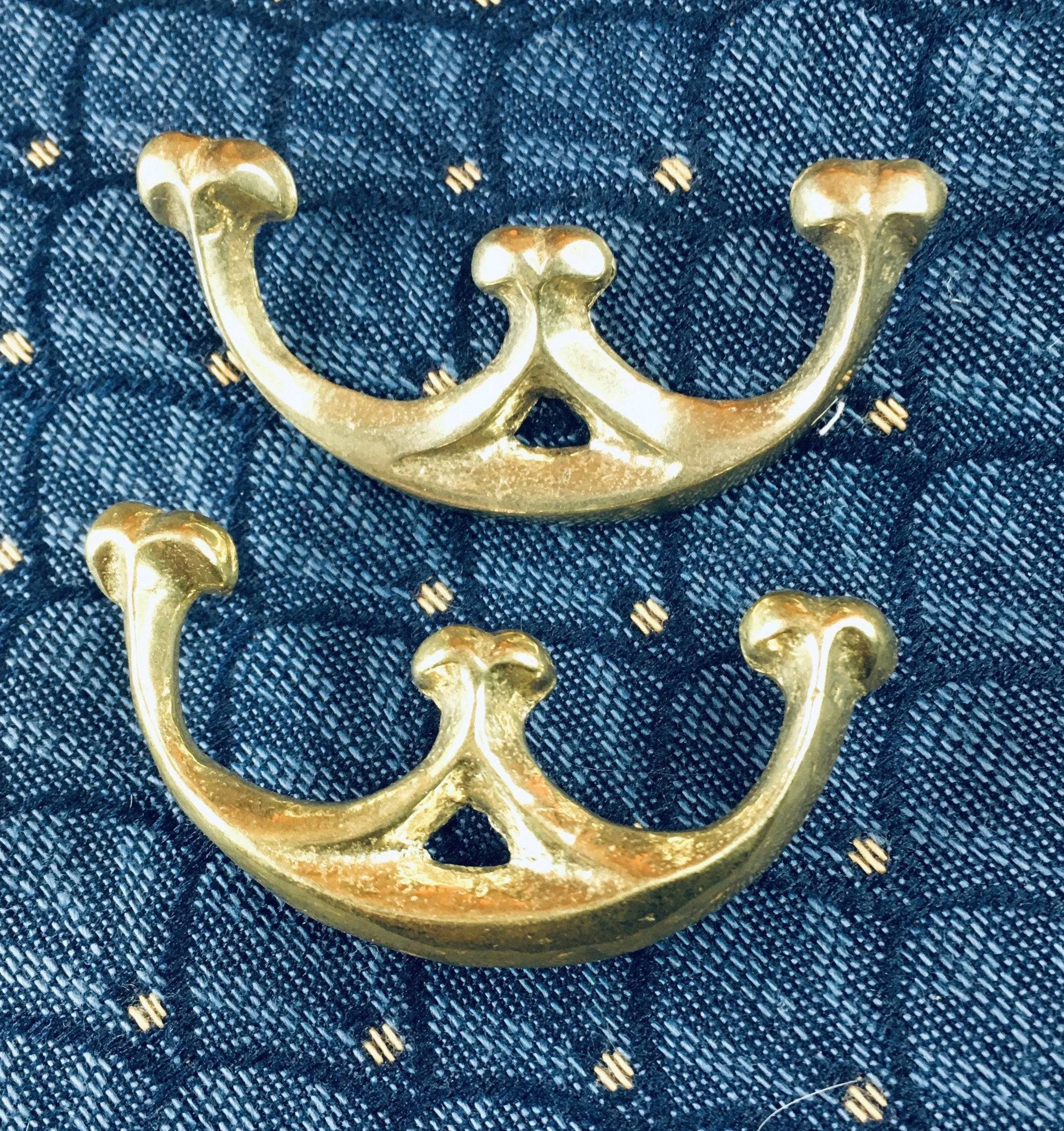 Kidney Shaped Purse Fittings - small (set of two)