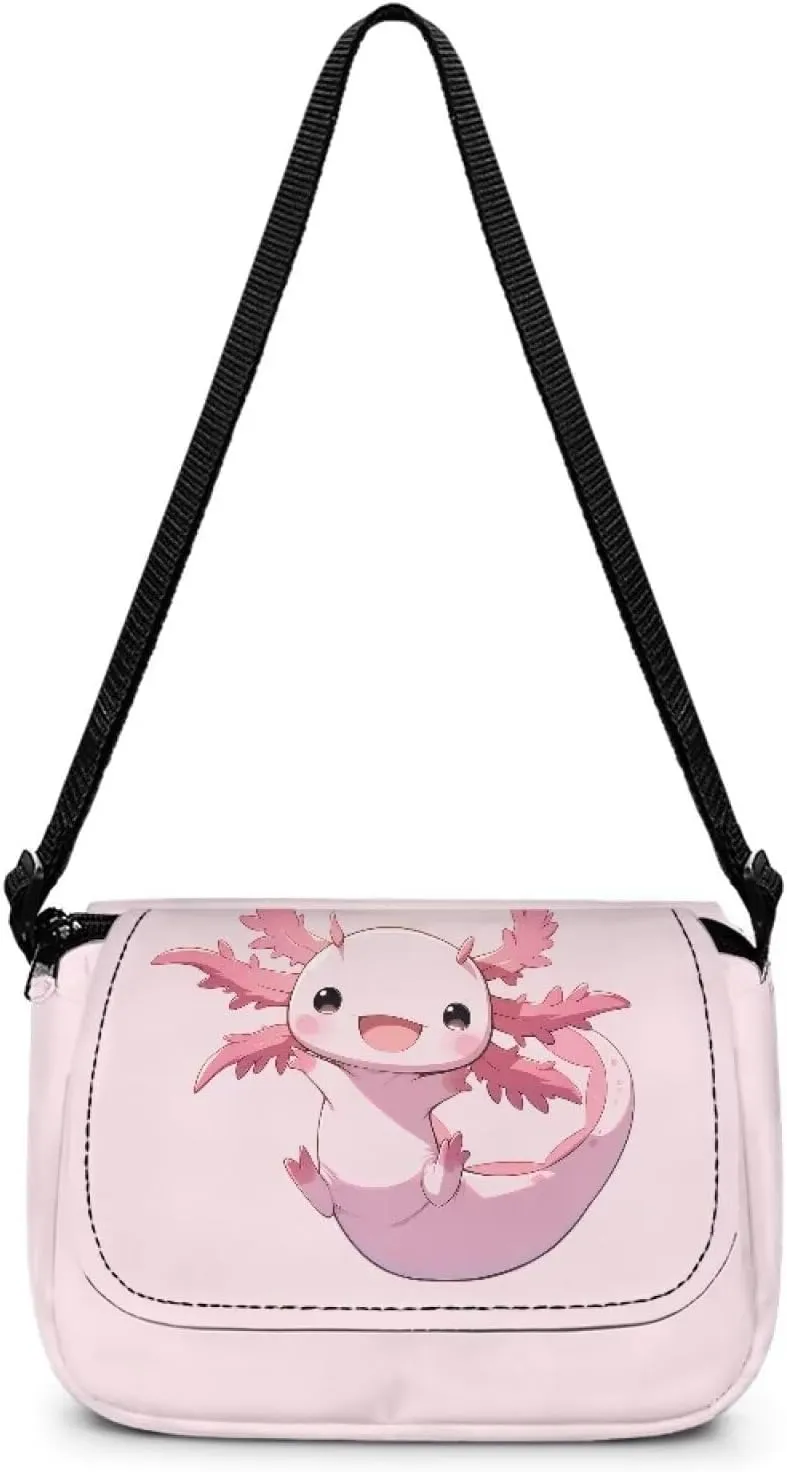 Kids Flap Crossbody Bag with Zipper Closure for School Travel