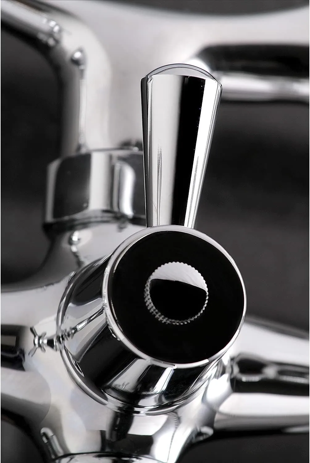 Kingston Brass KS286C ESSEX 3" to 9" Adjustable Centers Wall Mount Clawfoot Tub Filler with Hand Shower, Polished Chrome