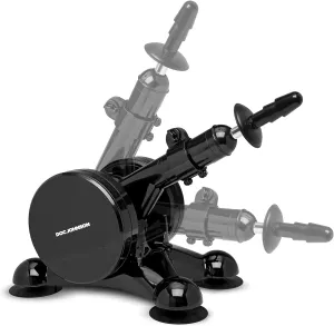 KINK By Doc Johnson - Fucking Machines - Power Banger - Compatible with all Vac-U-Lock Dildos - Powerful Multi-Speed Thrusts - Suction Cup Feet - Black