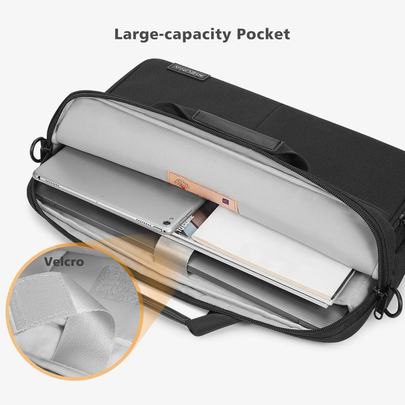 KIZUNA Laptop Bag Case 17 Inch Computer Shoulder Sleeve for 17.3" Legion 5/5i/LG gram 17/17.3" MSI 17/Dell G7/17 IdeaPad 3i Gen7/HP Gaming Pavilion 17/ Ideapad 700, Black