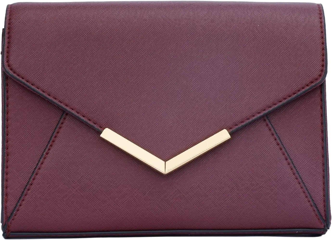 KKXIU Women Elegant Faux Leather Evening Envelope Clutch Purse Foldover Bags for Party Wedding Prom