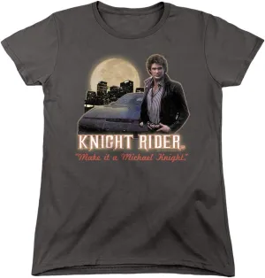 Knight Rider Full Moon Women's T Shirt