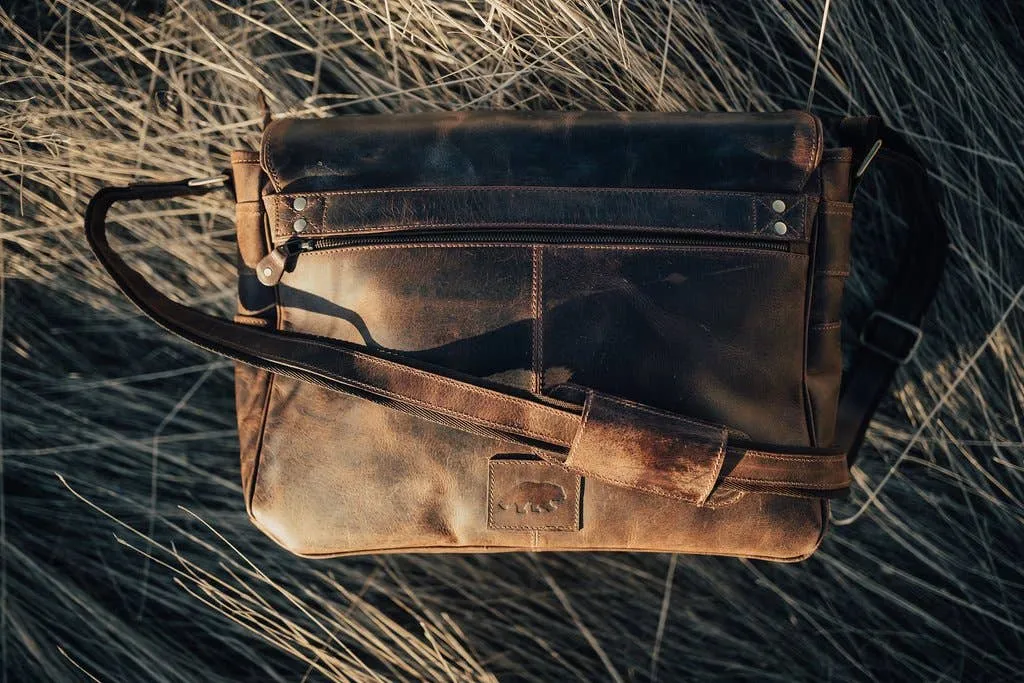 Kodiak Leather Kasilof Messenger 18" XL