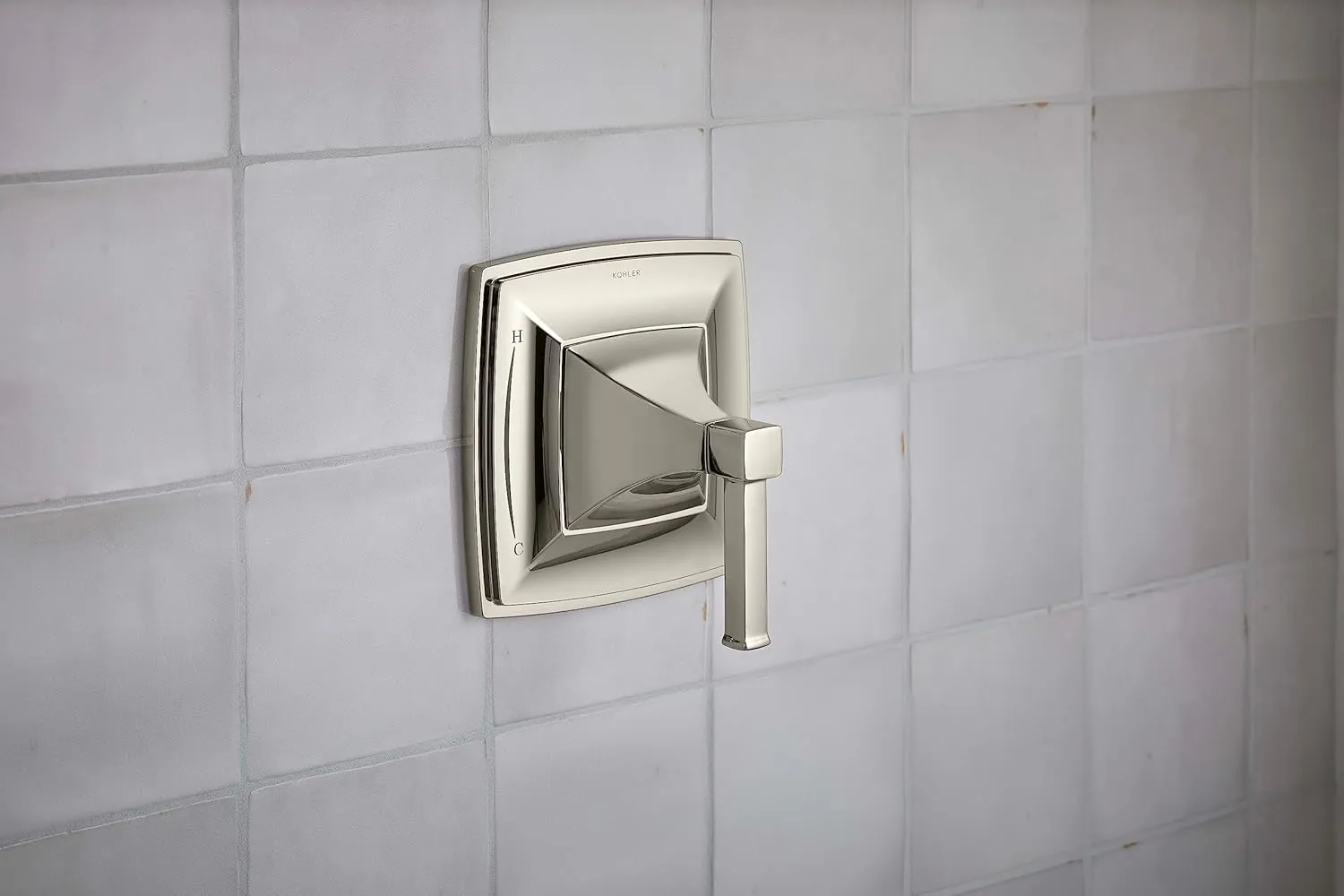 KOHLER T23953-4-BL Riff Single-Handle Transfer Valve Trim Kit, Wall-Mount, Valve Required, Matte Black