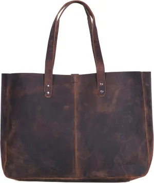 KomalC Leather Tote Bag for Women Purse Satchel Travel Bag shopping Carry Messenger Multipurpose Handbag