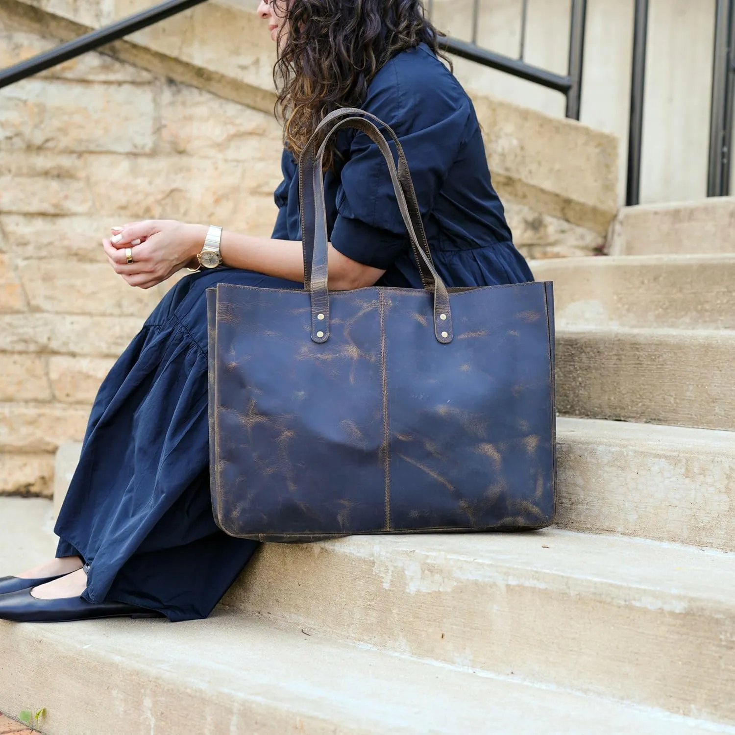 KomalC Leather Tote Bag for Women Purse Satchel Travel Bag shopping Carry Messenger Multipurpose Handbag