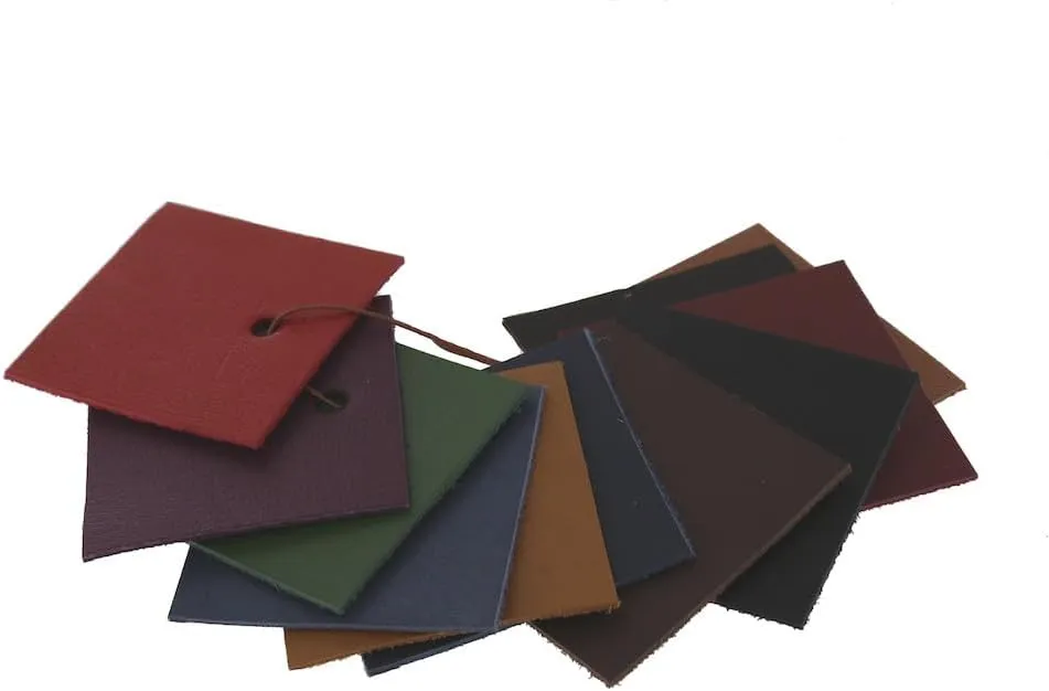 Korba Buffalo Calf, Burnishable Veg Tanned Hide, Peacock Green