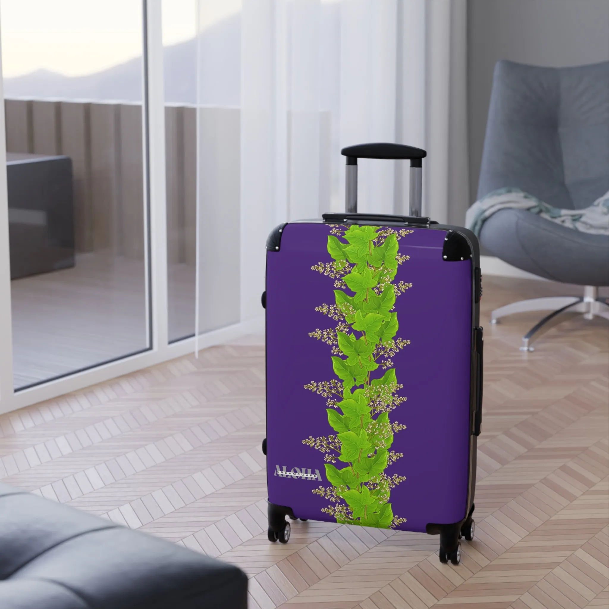 Kukui Leaves-Suitcase