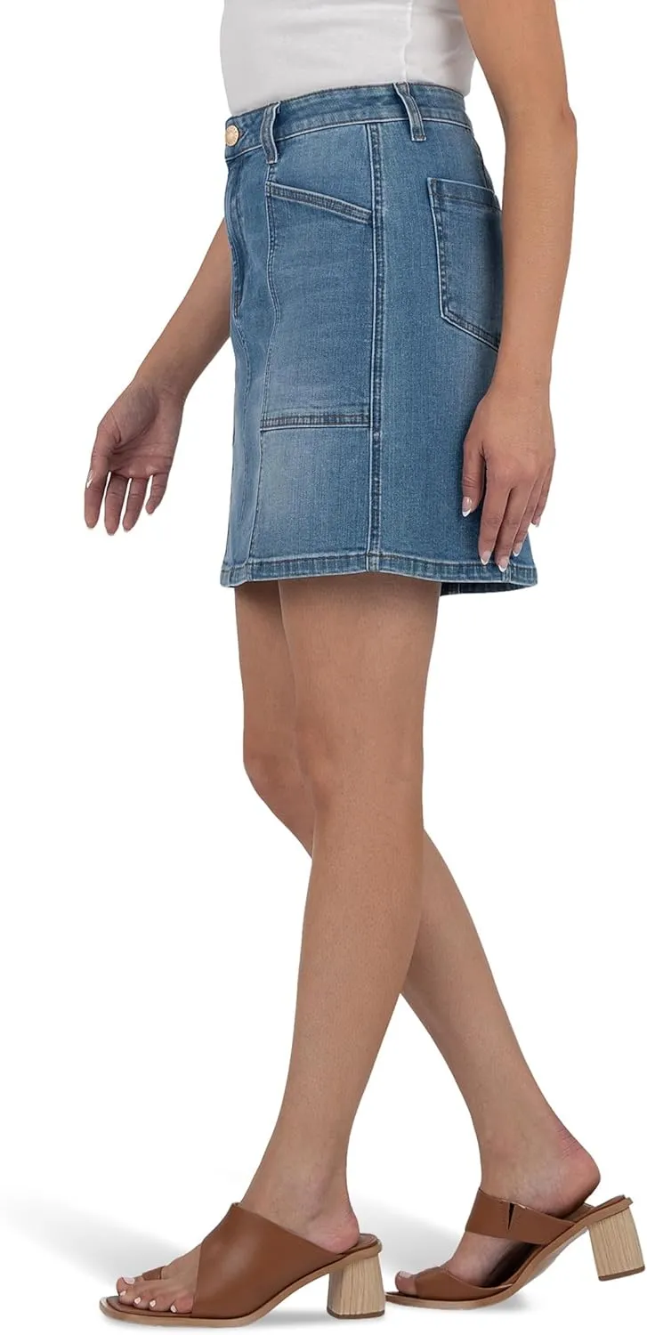 KUT from the Kloth Women's Hayden Skirt with Patch Pocket