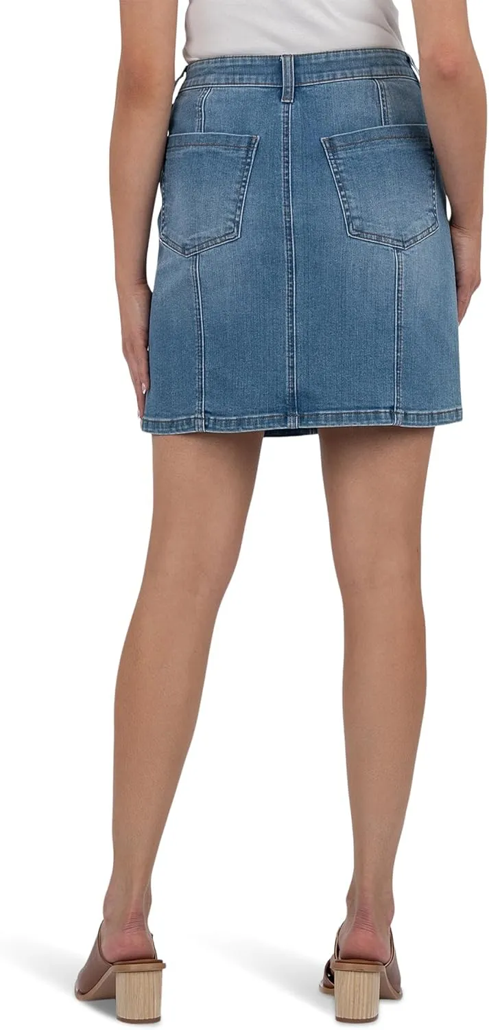 KUT from the Kloth Women's Hayden Skirt with Patch Pocket